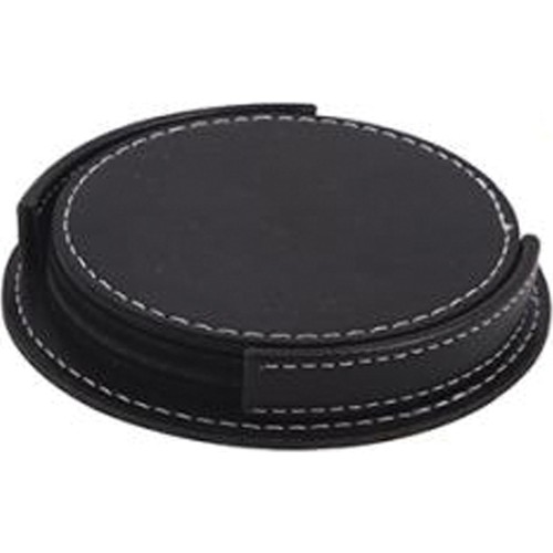 4lü Set Suni Deri Bardak Altlığı resmi